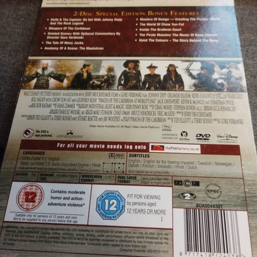 Lot of 15 used DVDs with various movies