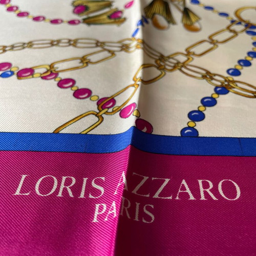 Silk scarf LORIS AZZARO Paris like new