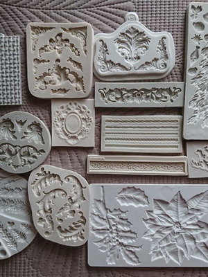 Silicone mold set like new for crafts and decoration