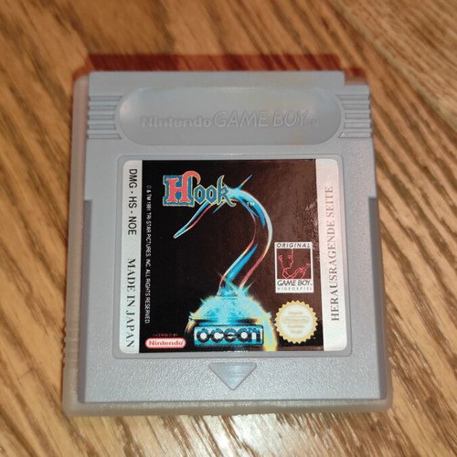 Hook Nintendo Game Boy cartridge used with case