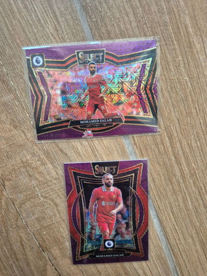 Mohamed Salah Liverpool Purple Prizm Select Panini καινούργιο