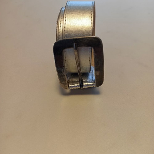 Azade silver leather belt like new
