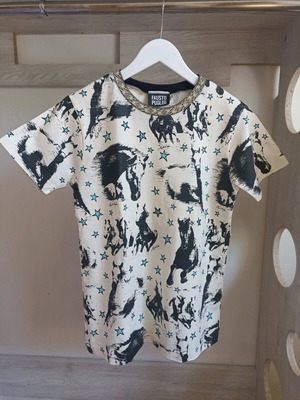 Fausto Puglisi women's t-shirt like new, size S, cotton with horse and star print