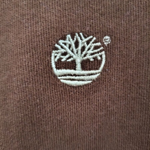 Timberland Polo Shirt 2XL long sleeve brown like new
