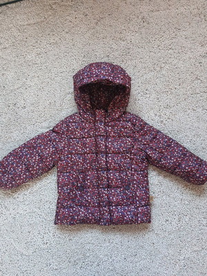 Palominot Jacket with Flowers 98cm like new, blue multicolor