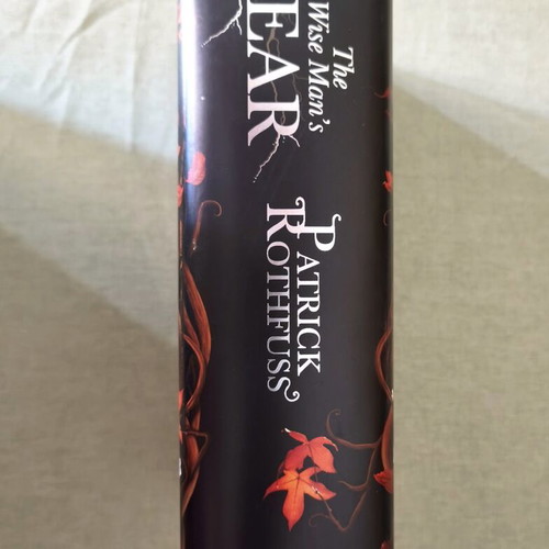 The Wise Man's Fear by Patrick Rothfuss hardcover book like new, English