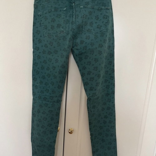 Zara pants dark green used, size XS
