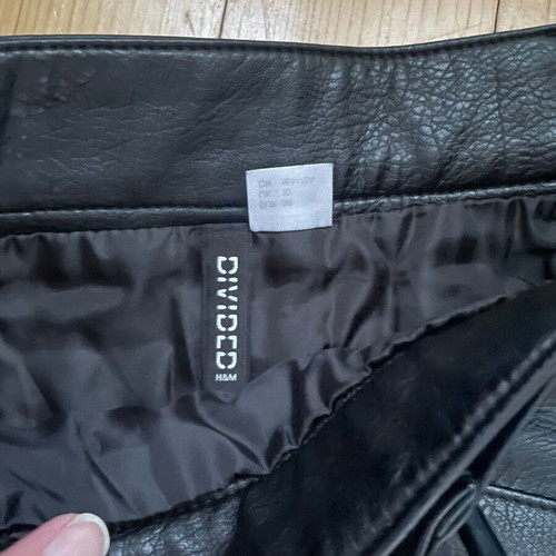 Women's leather skirt new, sexy, short, black