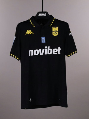Garre Matchworn and Signed Football Jersey Aris vs Volos 3-2