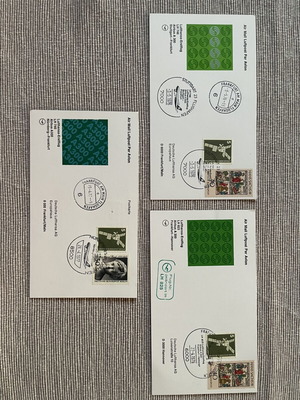 Lufthansa Collectible First Flight Envelopes Airbus A300 set, like new