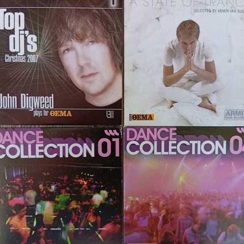 Pack of 17 CDs with Top DJs and dance music like new