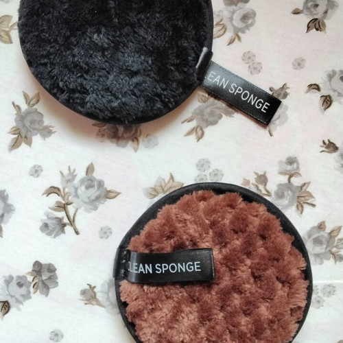 Facial cleansing sponge set new, pack of two