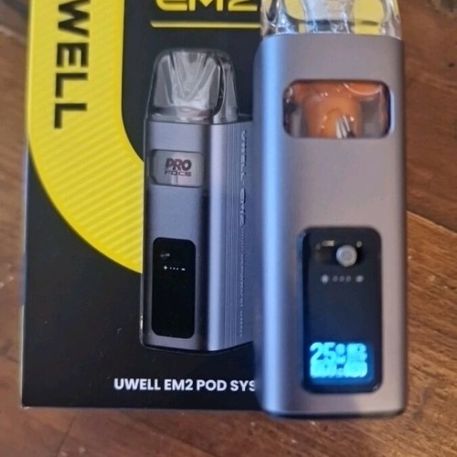 Uwell EM2 pod system like new with box and USB cable