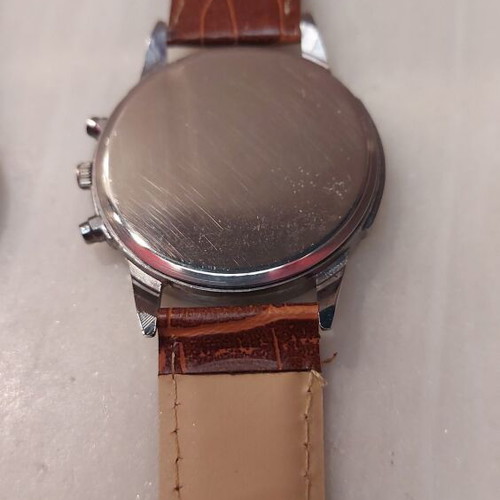 Pack of 2 wristwatches, brown and black, unisex