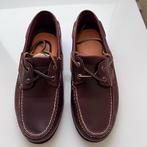 Timberland boat shoes size 43 like new, brown leather