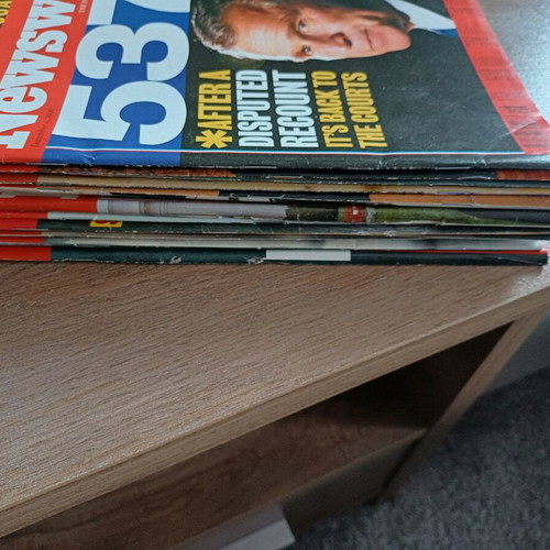 Newsweek collectible 15 issues used, pack 2000-2002