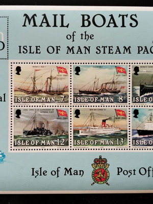 Isle of Man stamp sheet new, unsealed
