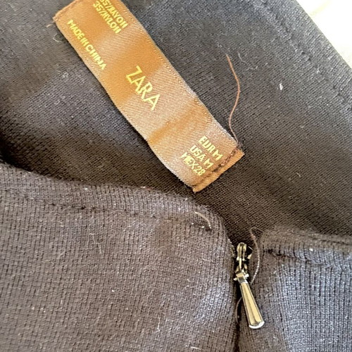 Zara winter skirt black, like new, size M 38 10