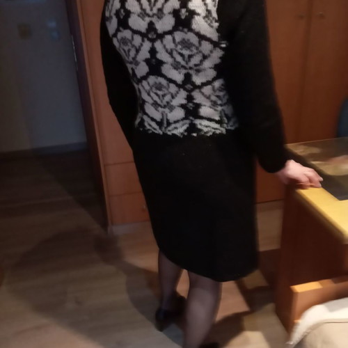 Handmade dress used, beautiful design, size S