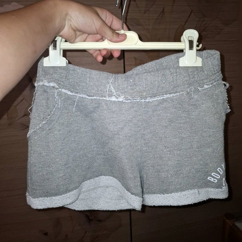 Body Talk Kids shorts like new, grey with gold thread for 14 years old
