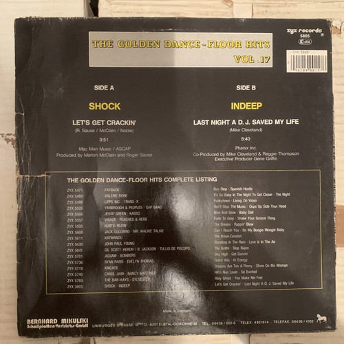 The Golden Dance-Floor Hits Vol. 17 vinyl Maxi-Single used, electronic