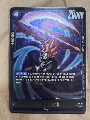 Dragon Ball Card Game Goku Black FP-015 promo foil like new