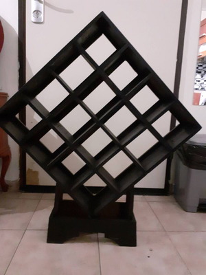 Storage furniture used, black color