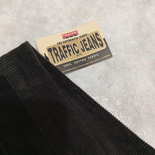 Black corduroy pants size 54, new