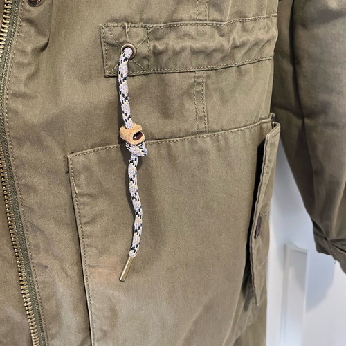 Funky Buddha parka size S like new, khaki