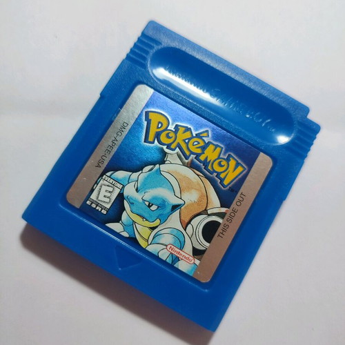 Blue Pokemon Cartridge GBA GBC Game Boy Nintendo used, functional