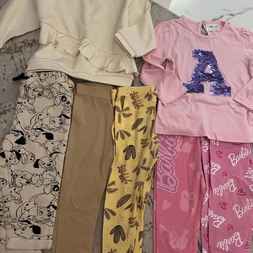 Baby clothes for girl like new, set of 7 pieces, size 80