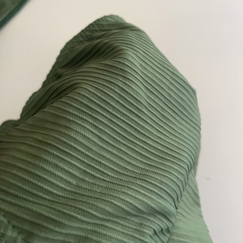 Green ribbed bikini set used, size S/M by GIGI BIKINI