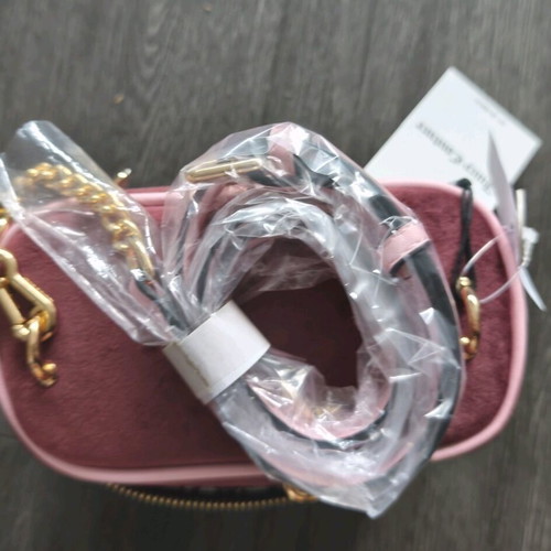 Juicy Couture mini crossbody velvet bordo bag new