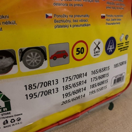Car tire snow socks sealed for passenger cars