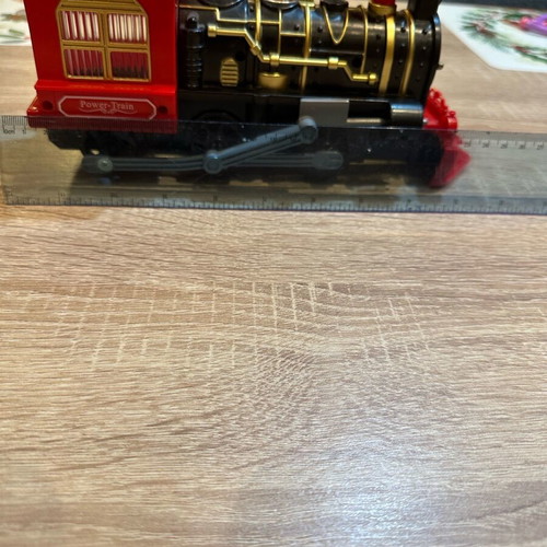 Steam train with sounds used, battery operated