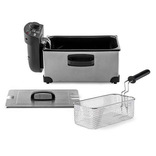 Muhler DF-3030IX deep fryer 3lt silver new