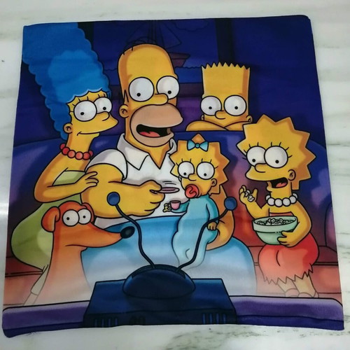 The Simpsons decorative pillowcase 40x40cm new