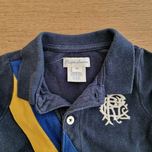 Ralph Lauren baby body suit used, for 6 month baby