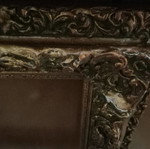 Frame used, large gold without mirror