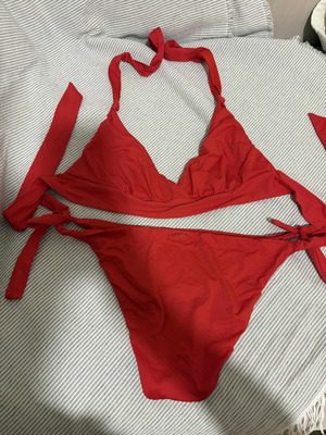 Μαγιό Calzedonia σαν καινούργιο, κόκκινο, μέγεθος M