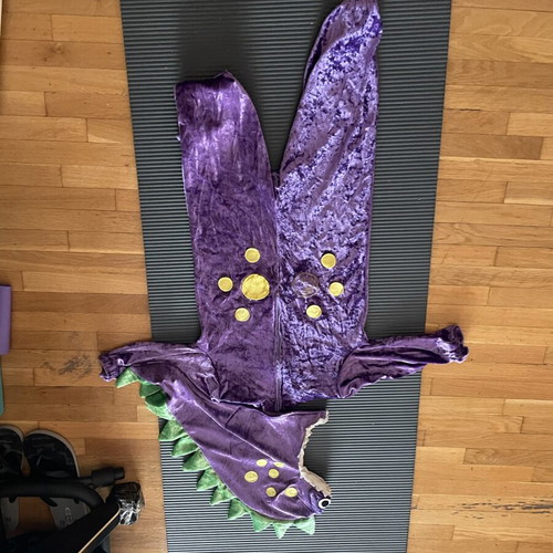 Vintage dinosaur costume for kids used, late 90s