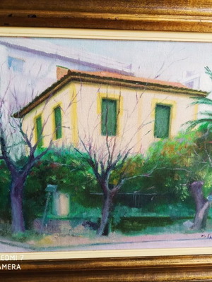 Πίνακας Μάρθα Γλέντη Σαν Καινούργιο, 44x54 εκ., Υπογεγραμμένος
