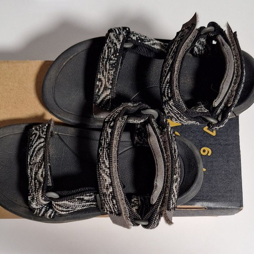 Teva kids sandals size 24/25, black