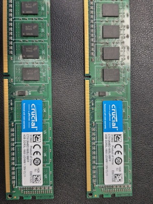 Crucial 8GB DDR3L Desktop RAM used