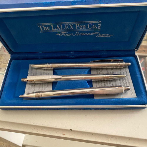Silver pen The Lalex Pen Co Italy new with certificates