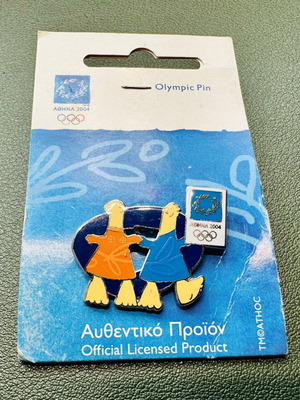 Olympic Pin 2004 Mascots New Condition