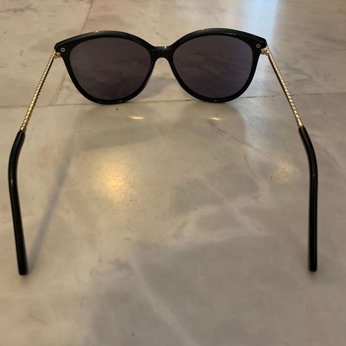 Celestino sunglasses used, black with gold arms