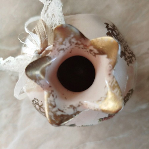 Vintage style pomegranate bibelot angel used