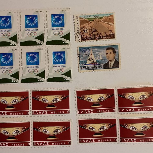 Athens 2004 and Ophthalmological Society 1981 stamps like new, uncirculated