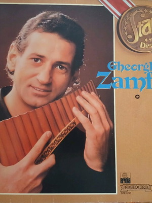 Gheorghe Zamfir vinyl records used with weathering damage, set of 4